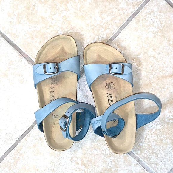 BIRKENSTOCK WRAP sandals women’s shoes size 37 6.5 - Picture 10 of 12
